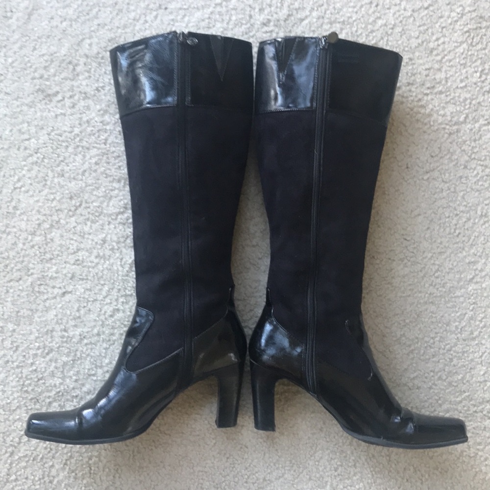 Etienne Aigner "Becky" Black Boots - Picture 3 of 10